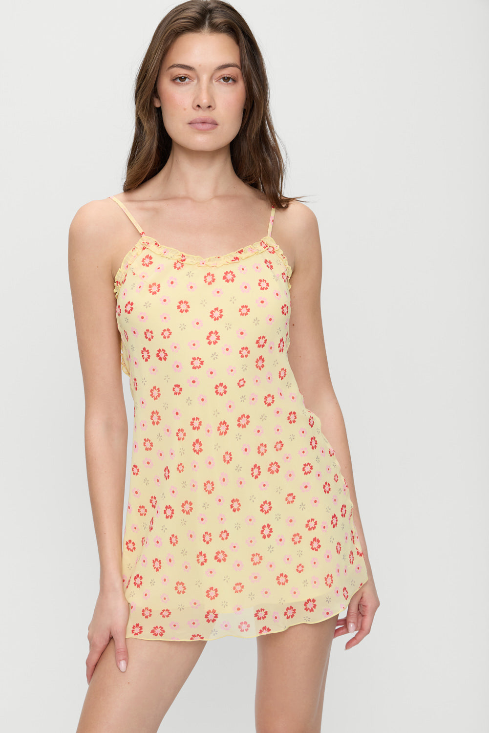 Frankies Bikinis clothing|new|collections Josie Floral Mini Dress - Sparklers