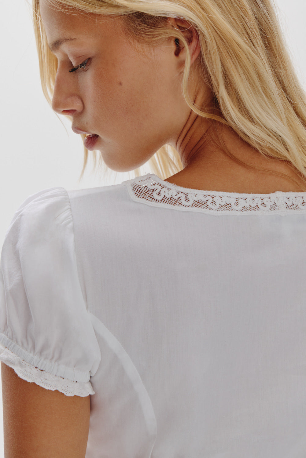 Frankies Bikinis sale|clothing Ivy Cotton Mini Dress - White