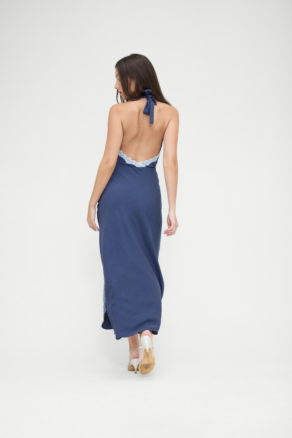 Frankies Bikinis sale Madeleine Polka Dot Maxi Dress - Dotty