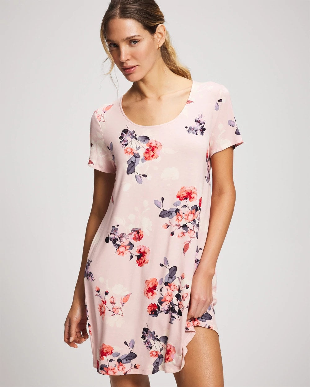 Soma Short Sleeve Scoop Neck Sleepshirt