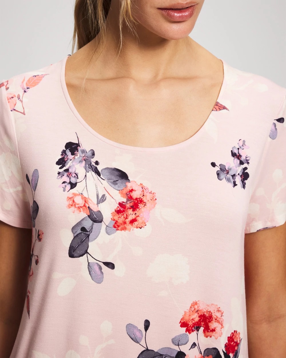 Soma Short Sleeve Scoop Neck Sleepshirt