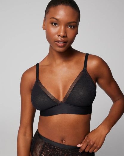 Soma Triangle Bralette with Lace