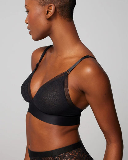Soma Triangle Bralette with Lace