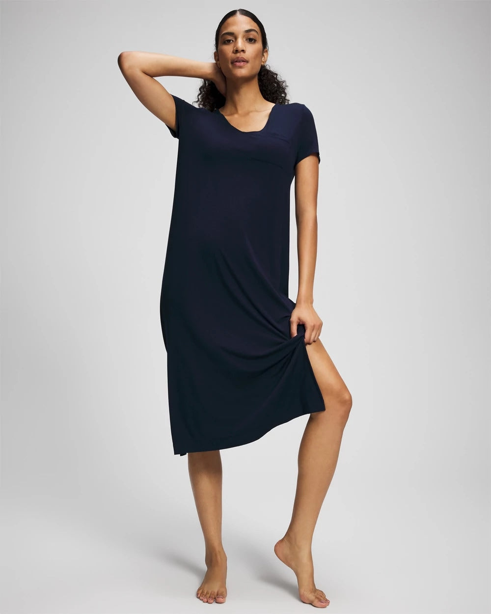 Soma Short Sleeve Long Sleepshirt