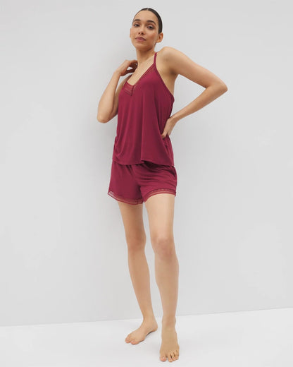 Soma Geo Lace Pajama Short