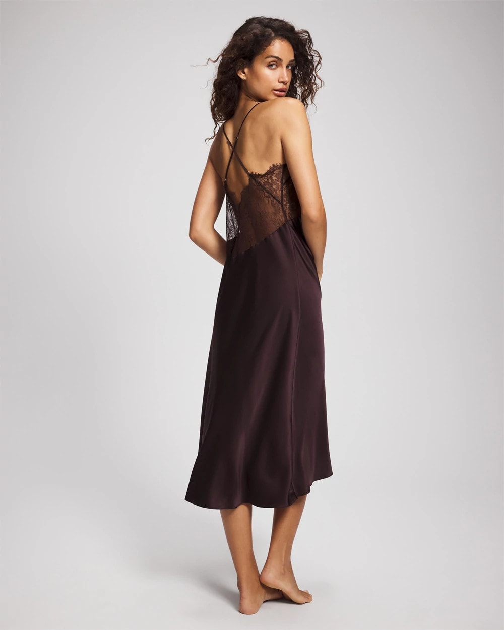 Soma Soma’s Sexiest Silk + Lace Gown
