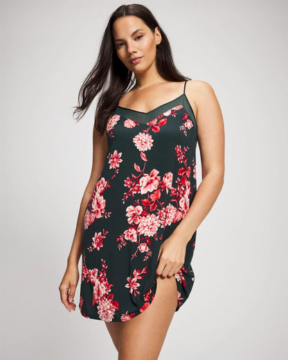 Soma Mesh Trim Chemise