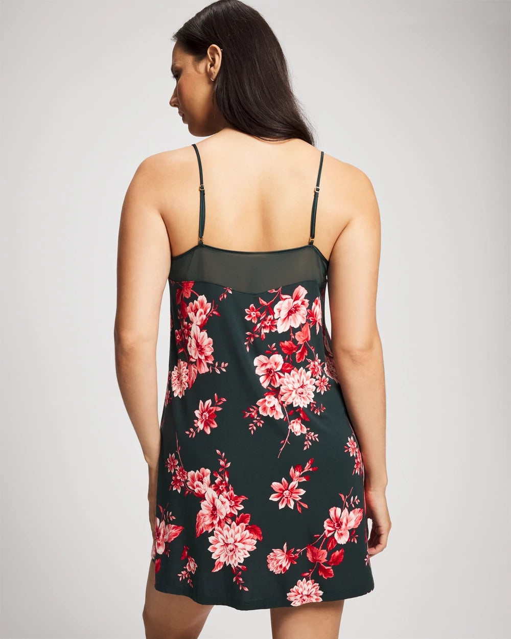 Soma Mesh Trim Chemise