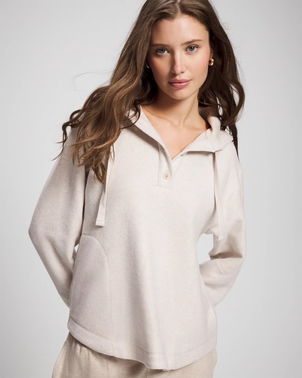 Soma Cloud Fleece Oversized Hooded Sweater