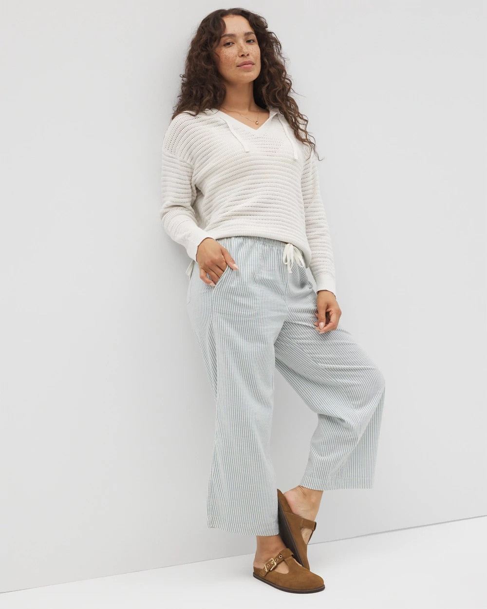 Soma Cotton Open Stitch Hoodie