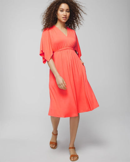 Soma Flutter Sleeve Short Bra Dress