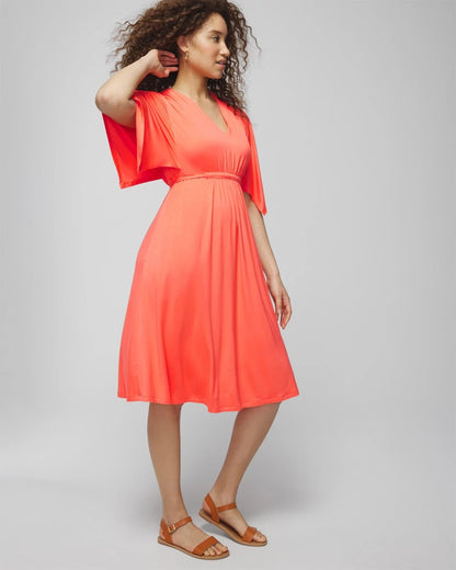 Soma Flutter Sleeve Short Bra Dress