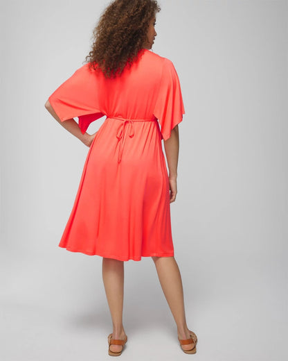 Soma Flutter Sleeve Short Bra Dress