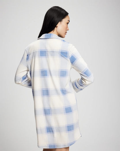Soma Long-Sleeve Notch Collar Sleepshirt