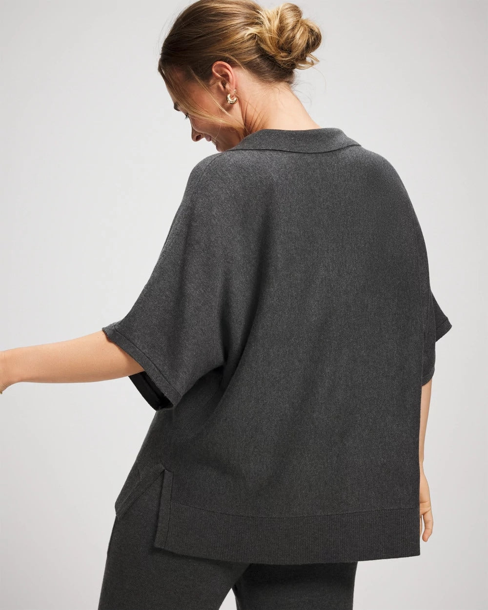 Soma Premier Knit Sweater Collared Top
