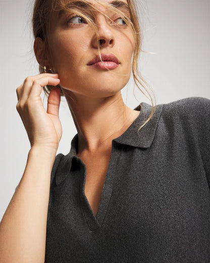 Soma Premier Knit Sweater Collared Top