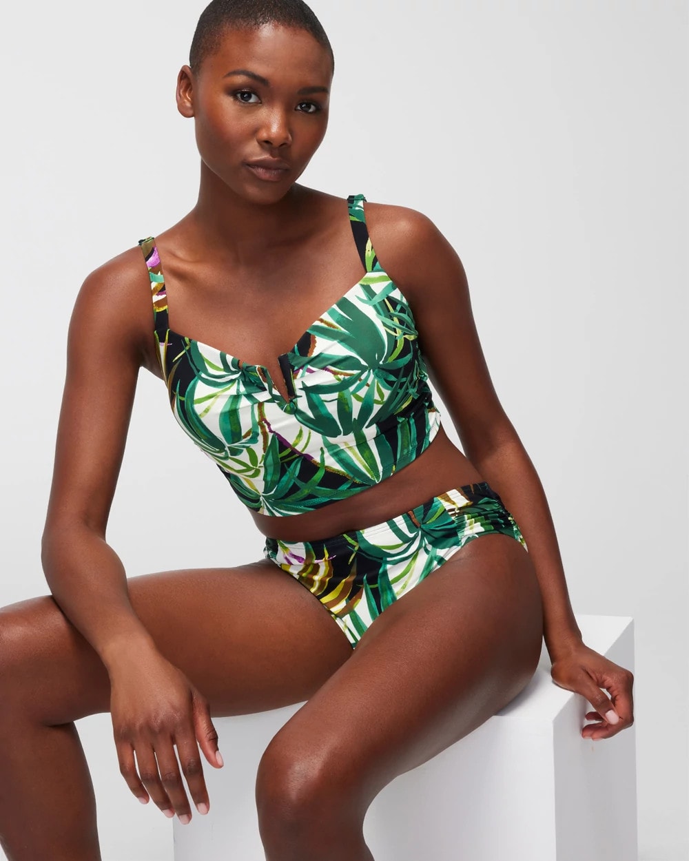 Soma V-Wire Cropped Bikini Top