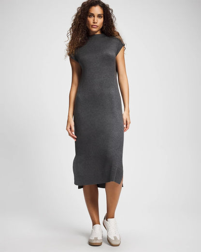 Soma Premier Knit Sweater Funnel Neck Midi Dress