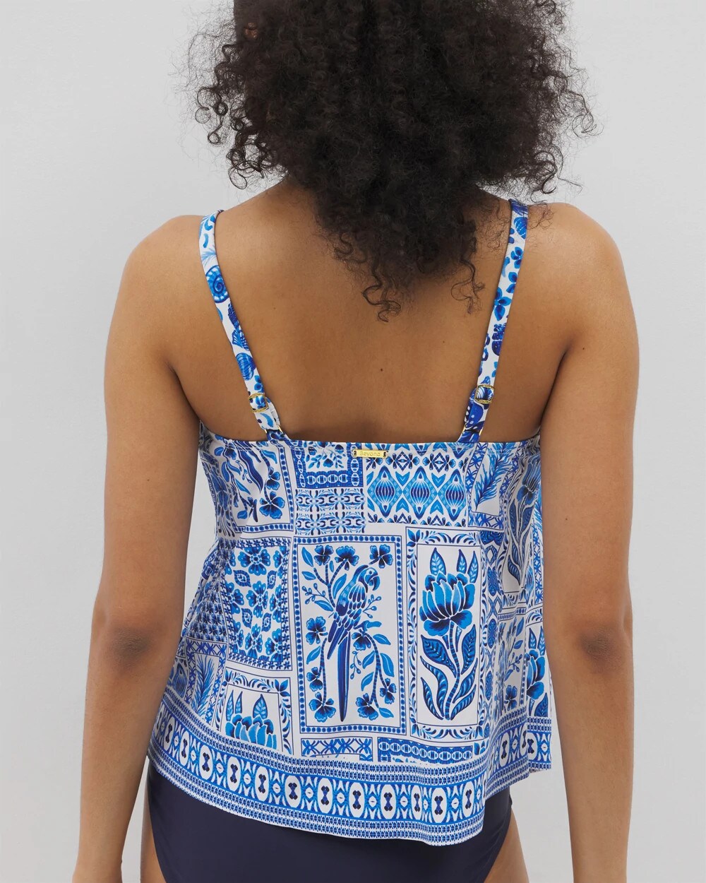 Soma Beyond Control Sea Life High-Neck Tankini Top