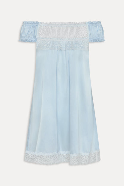 Frankies Bikinis new|clothing Carlisle Silk Babydoll Dress - Beach Club