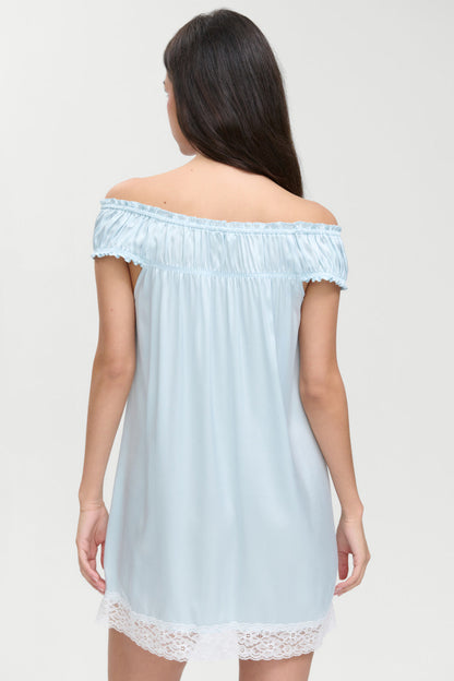 Frankies Bikinis new|clothing Carlisle Silk Babydoll Dress - Beach Club