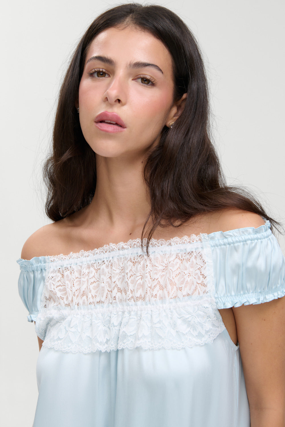Frankies Bikinis new|clothing Carlisle Silk Babydoll Dress - Beach Club