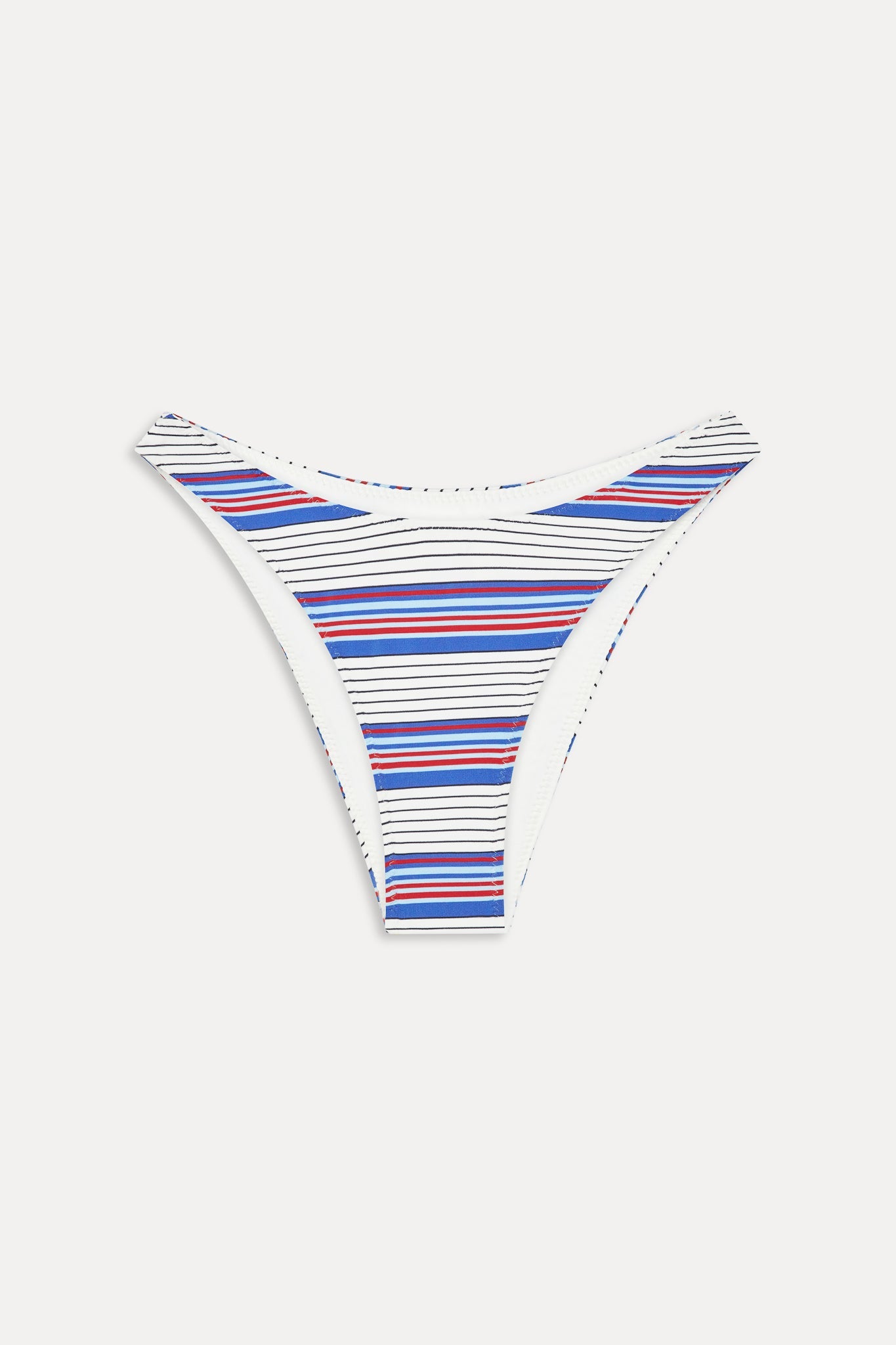 Frankies Bikinis new|swimwear Dove Striped Bikini Bottom - St. Tropez Stripe