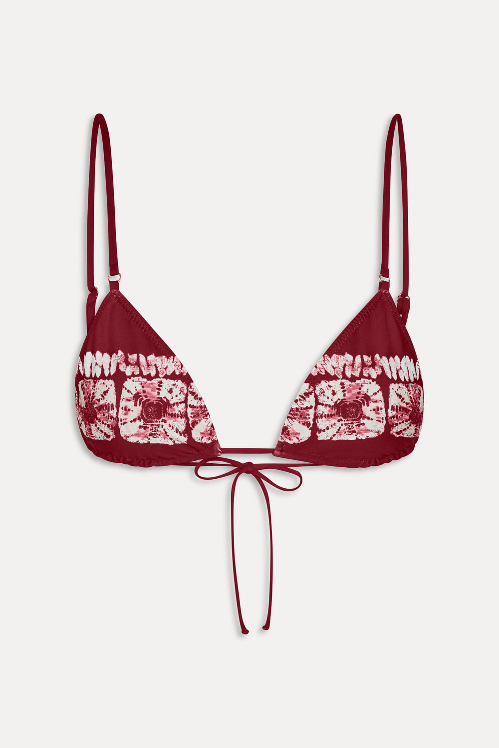 Frankies Bikinis new|swimwear Elena Micro Triangle Bikini Top - Postcard From Paradise