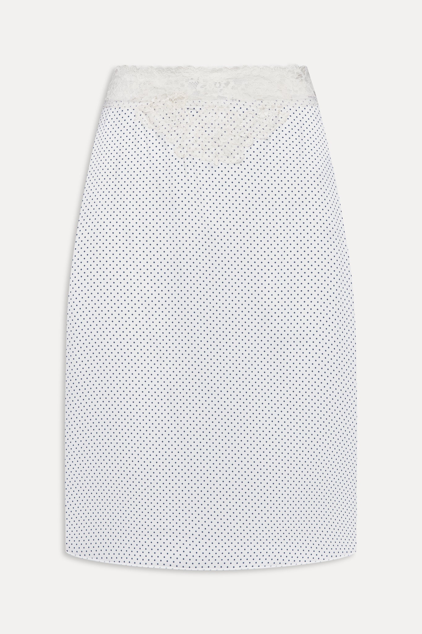 Frankies Bikinis new|clothing Laura Silk Midi Skirt - French Pearl