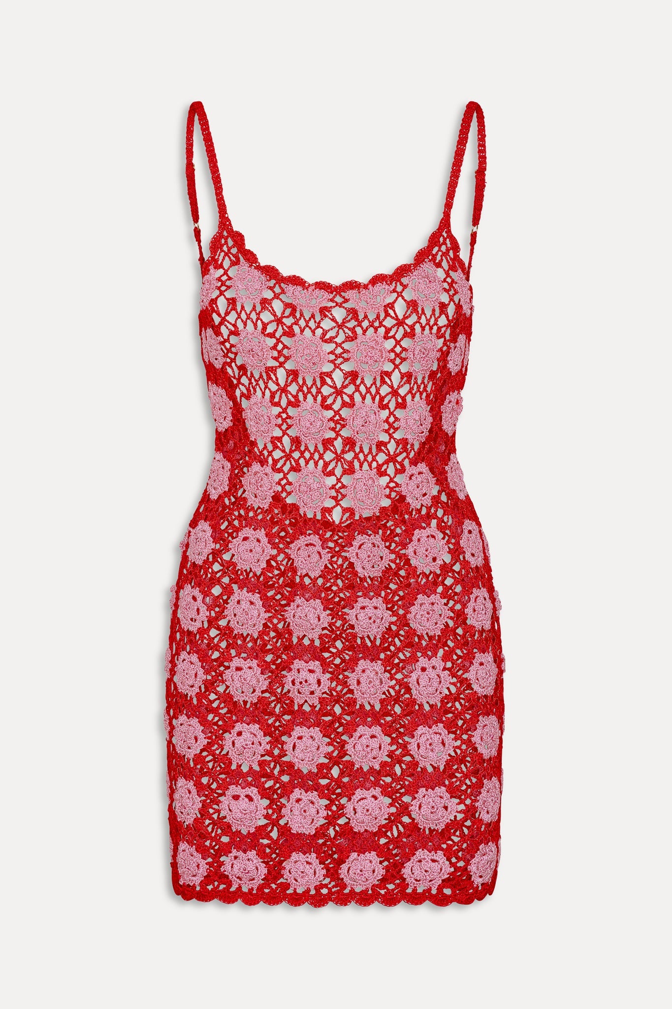 Frankies Bikinis new|clothing Julie Crochet Coverup - Crochet Rose