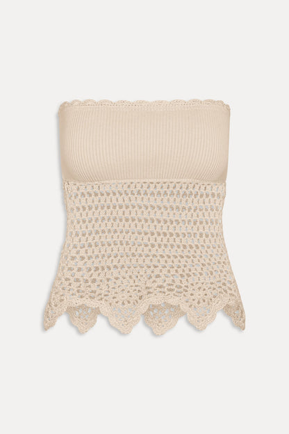 Frankies Bikinis new|clothing Star Crochet Tube Top - Summer Crochet