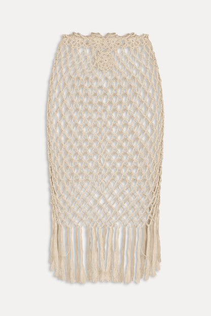 Frankies Bikinis new|clothing Star Crochet Midi Skirt - Summer Crochet