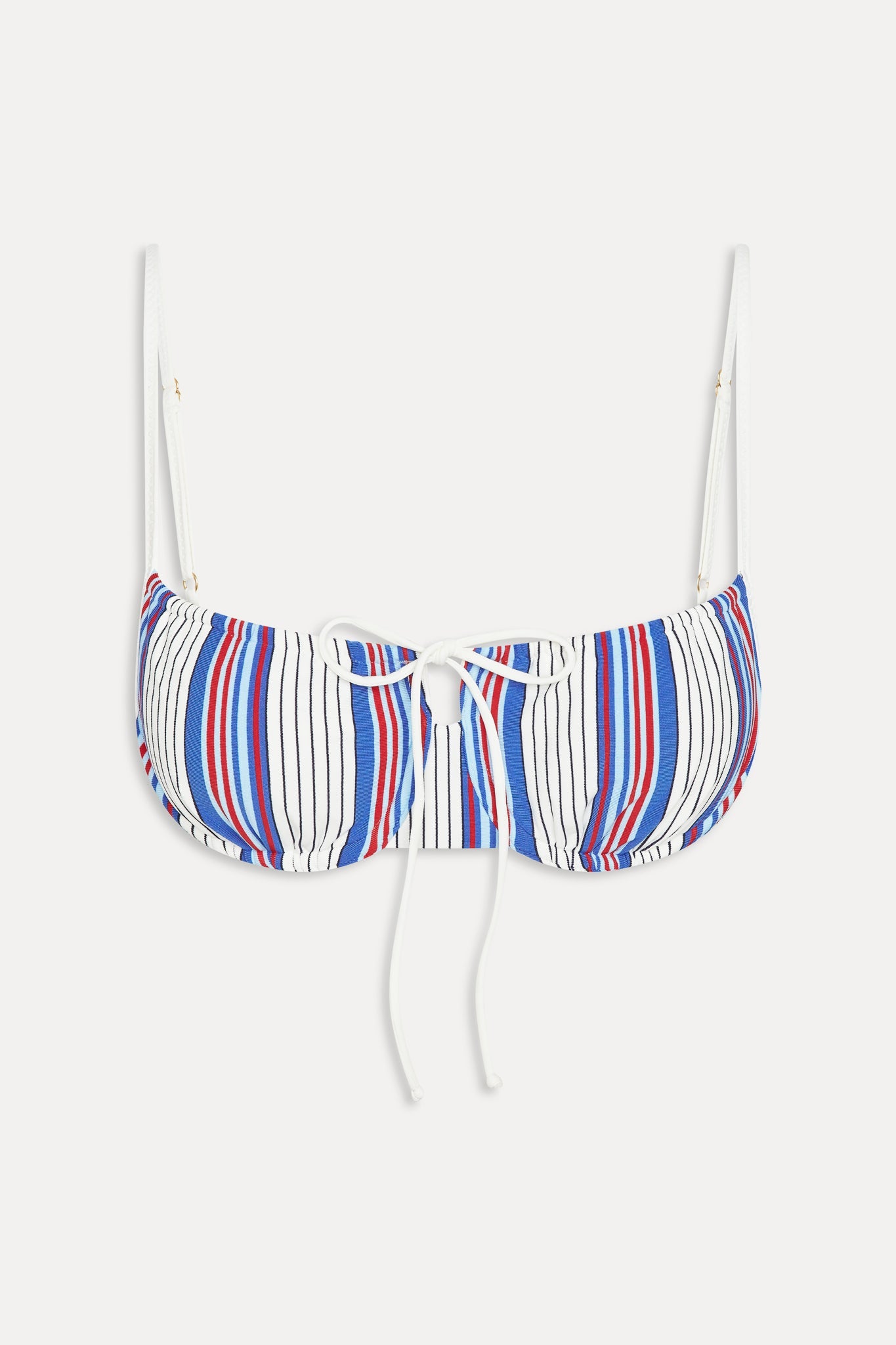 Frankies Bikinis new|swimwear Vivienne Striped Underwire Bikini Top - St. Tropez Stripe