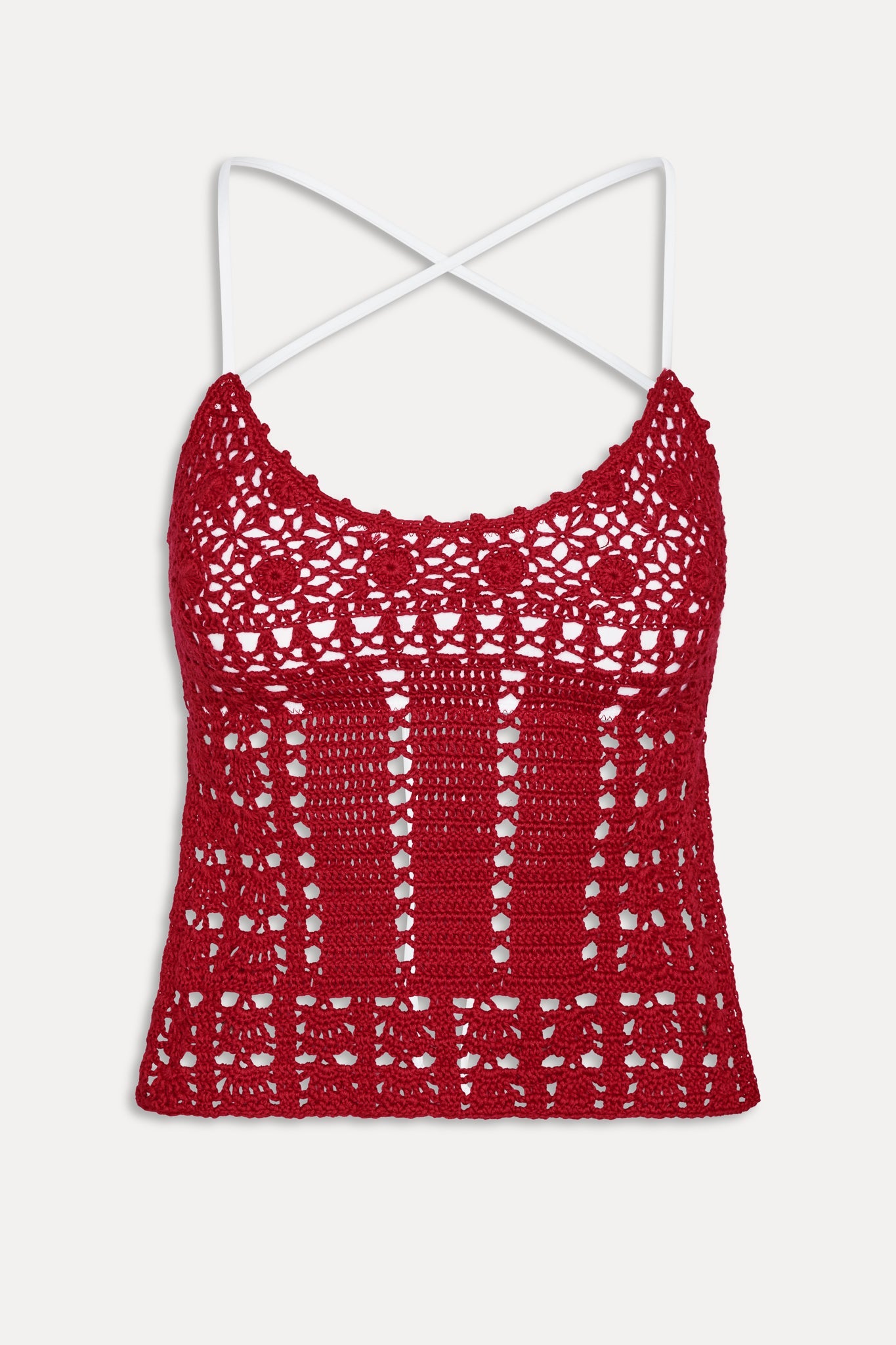 Frankies Bikinis new|swimwear Nari Crochet Tankini - Havana Crochet