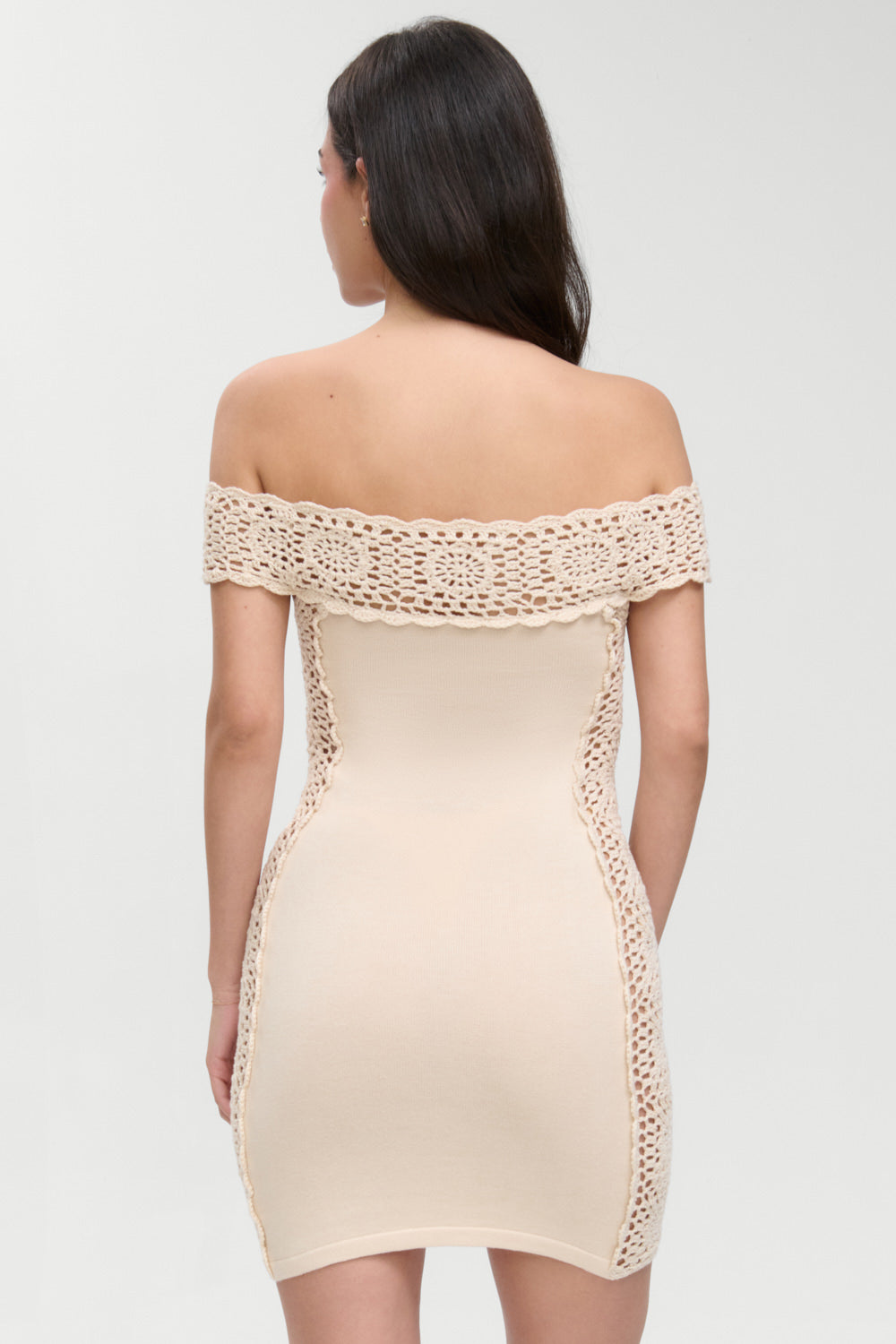 Frankies Bikinis new|clothing Fleur Crochet Knit Mini Dress - Summer Crochet