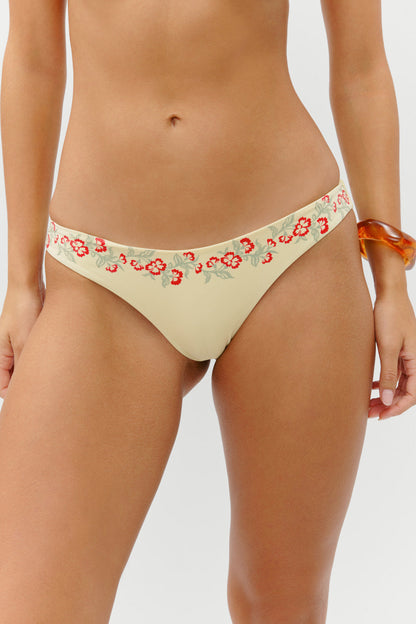 Frankies Bikinis new|swimwear|collections Marina Cheeky Bikini Bottom - Hibiscus Beach