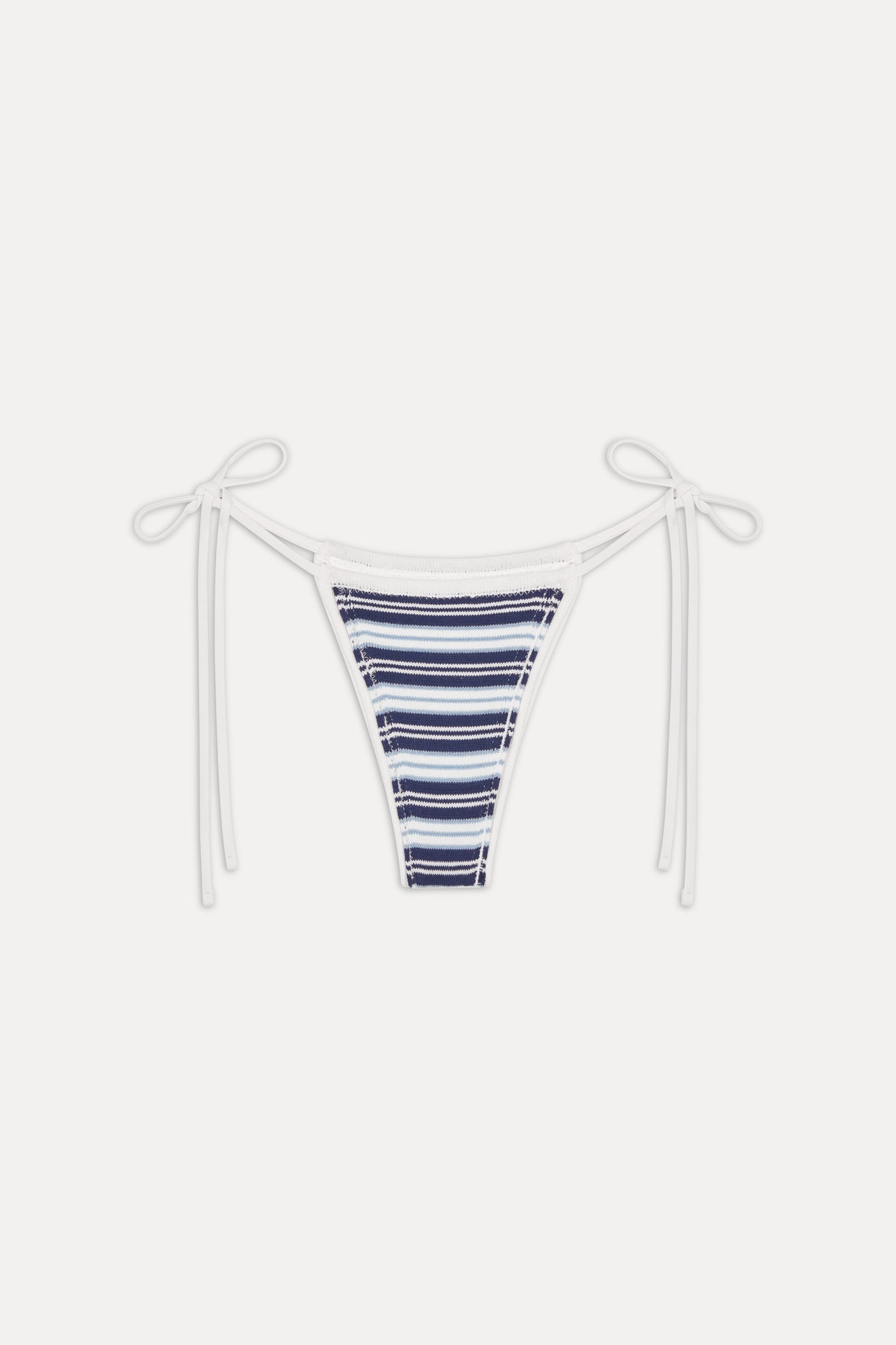 Frankies Bikinis new|swimwear|collections x JENNIE Divine Knit Bikini Bottom - Arctic Stripe