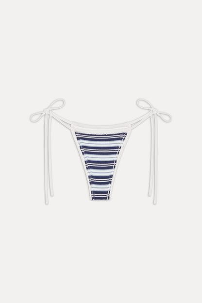 Frankies Bikinis new|swimwear|collections x JENNIE Divine Knit Bikini Bottom - Arctic Stripe