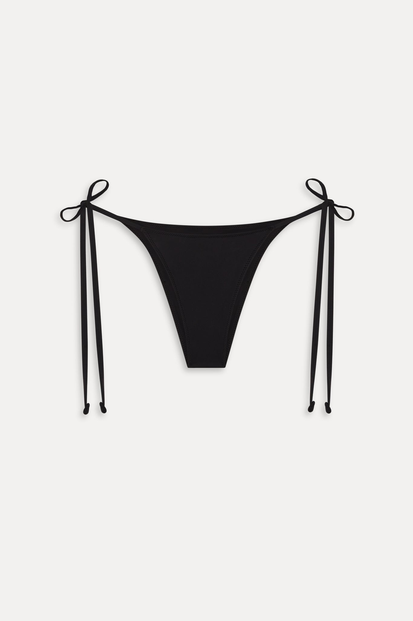 Frankies Bikinis new|swimwear|collections Mackenzie Cheeky String Bikini Bottom - Black