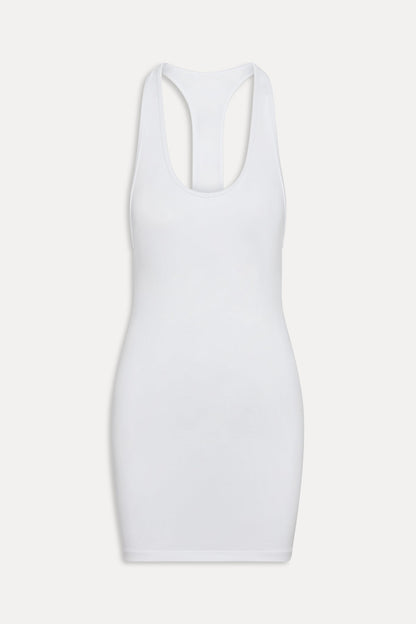 Frankies Bikinis new|clothing|collections x JENNIE Bianca Cotton Mini Dress - Optic White