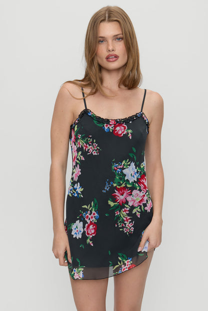 Frankies Bikinis new|clothing|collections Josie Floral Mini Dress - Bouquet