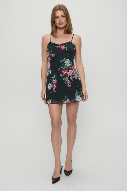 Frankies Bikinis new|clothing|collections Josie Floral Mini Dress - Bouquet