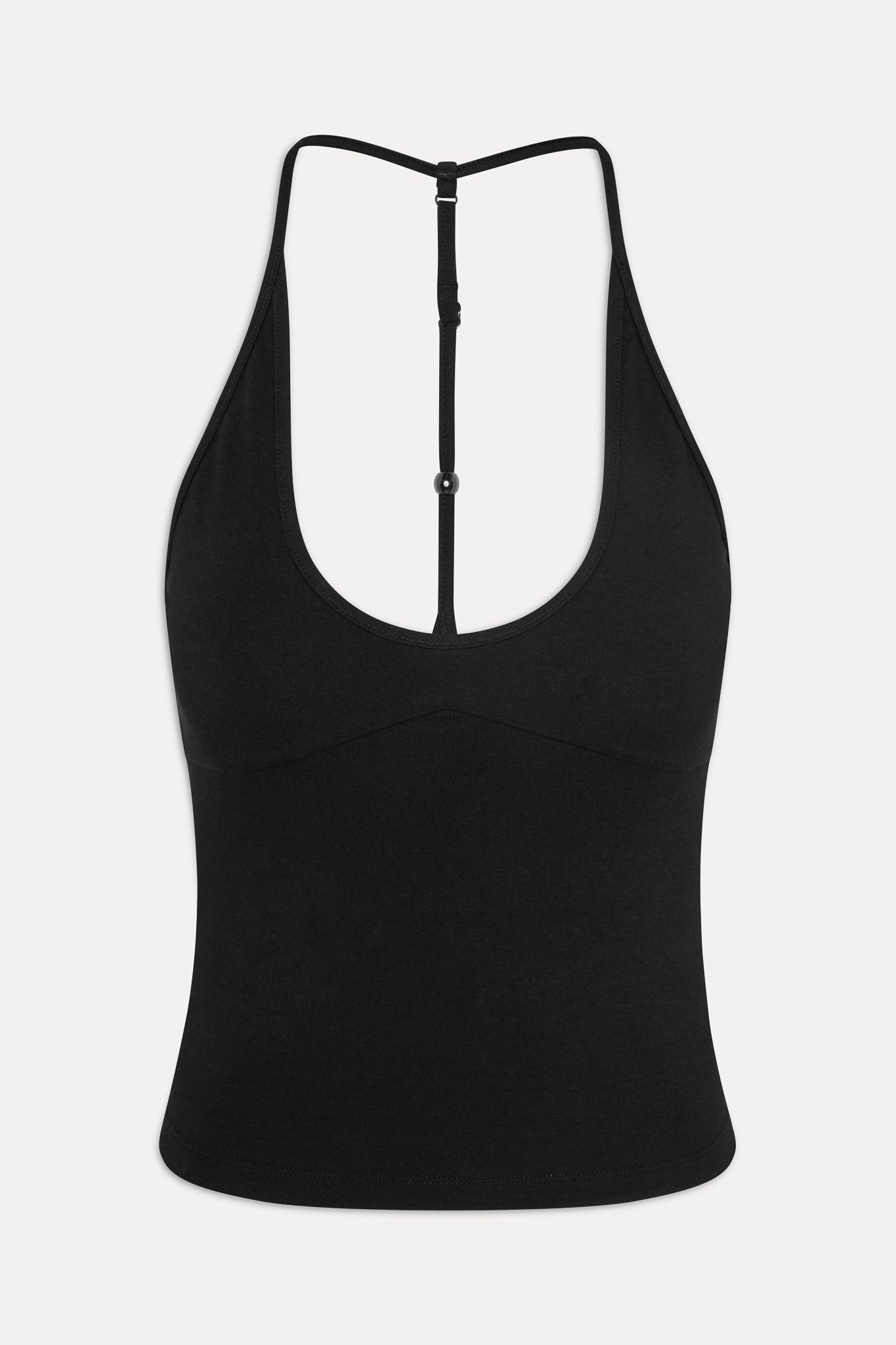 Frankies Bikinis new|clothing|collections x JENNIE Chantal Cotton Halter Top - Black