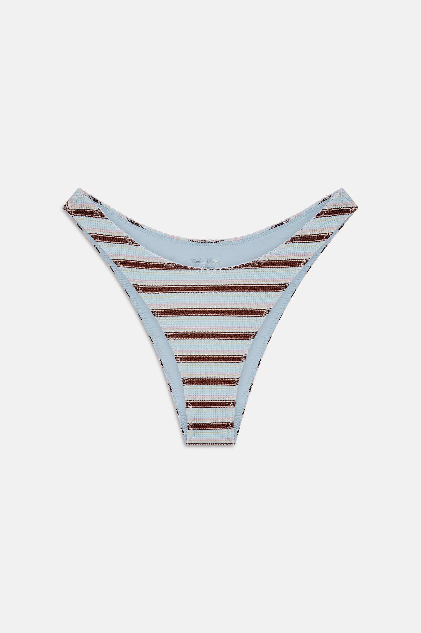 Frankies Bikinis new|collections|swimwear Dove Striped Bikini Bottom - Verona Stripe