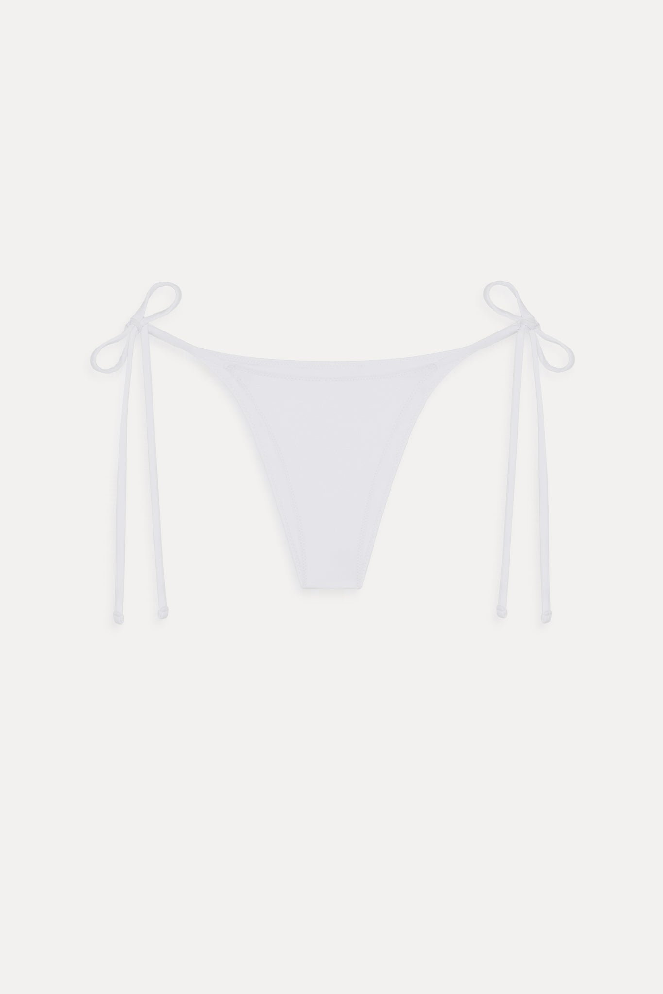 Frankies Bikinis new|swimwear|collections Mackenzie Cheeky String Bikini Bottom - Optic White