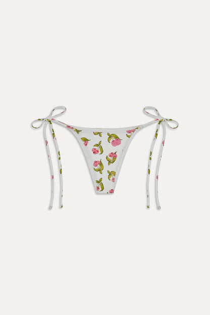 Frankies Bikinis new|swimwear|collections Mackenzie Beaded Cheeky Bikini Bottom - Cherry Picked