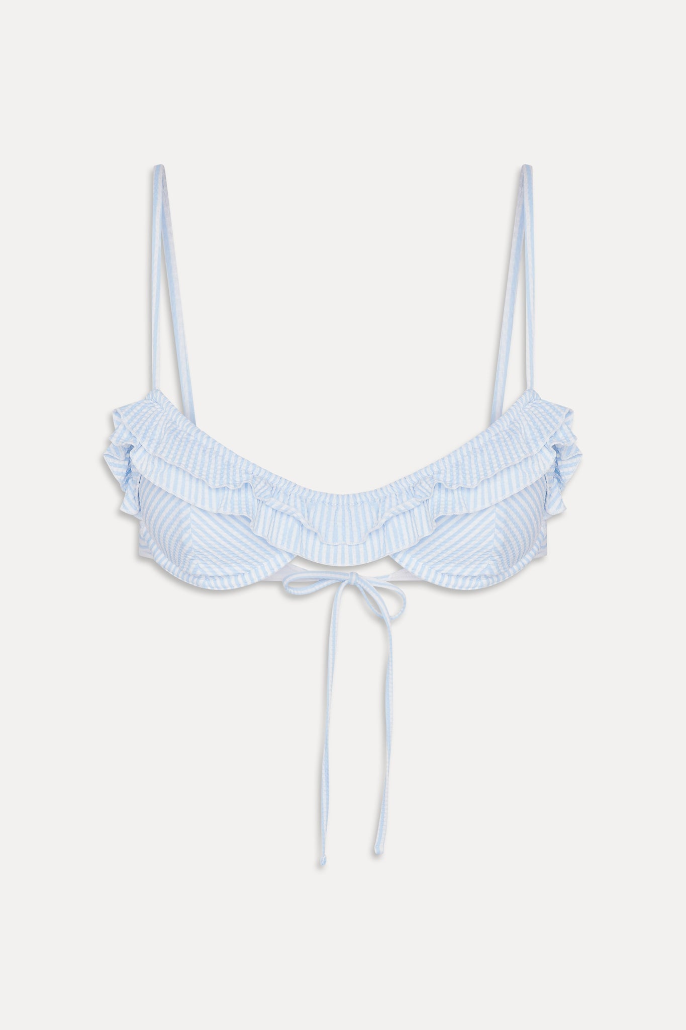 Frankies Bikinis new|swimwear|collections Venus Underwire Bikini Top - Saltwater Stripe