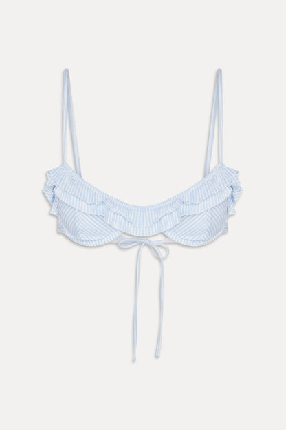 Frankies Bikinis new|swimwear|collections Venus Underwire Bikini Top - Saltwater Stripe