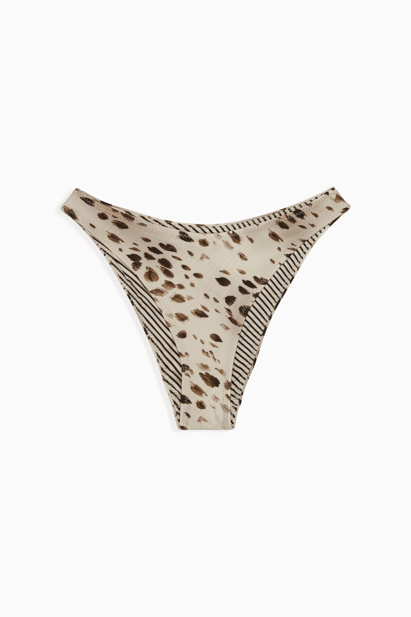 Frankies Bikinis new|collections|swimwear x JENNIE Dove Reversible Bikini Bottom - Marrakesh