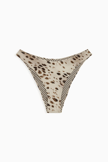 Frankies Bikinis new|collections|swimwear x JENNIE Dove Reversible Bikini Bottom - Marrakesh